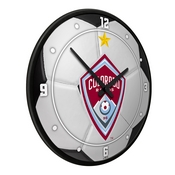 Colorado Rapids: Soccer Ball - Modern Disc Wall Clock, MSCOLO-510-51