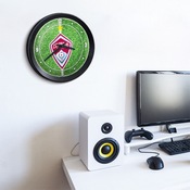 Colorado Rapids: Pitch - Ribbed Frame Wall Clock, MSCOLO-530-02