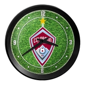 Colorado Rapids: Pitch - Ribbed Frame Wall Clock, MSCOLO-530-02