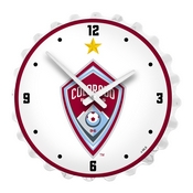 Colorado Rapids: Bottle Cap Lighted Wall Clock, MSCOLO-545-01