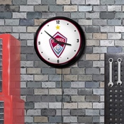 Colorado Rapids: Retro Lighted Wall Clock, FNB-MSCOLO-550-01A