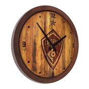 Colorado Rapids: Branded "Faux" Barrel Top Clock, MSCOLO-560-02