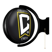 Columbus Crew: Original Round Rotating Lighted Wall Sign, MSCOLU-115-01