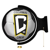 Columbus Crew: Soccer Ball - Original Round Rotating Lighted Wall Sign, MSCOLU-115-51