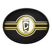 Columbus Crew: Oval Slimline Lighted Wall Sign, FNB-MSCOLU-140-01A