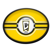Columbus Crew: Oval Slimline Lighted Wall Sign, FNB-MSCOLU-140-01A