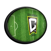 Columbus Crew: Pitch - Oval Slimline Lighted Wall Sign, MSCOLU-140-03
