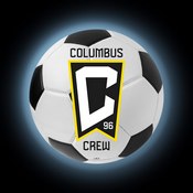 Columbus Crew: Soccer Ball - Edge Glow Lighted Wall Sign, MSCOLU-150-51