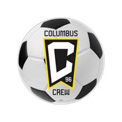 Columbus Crew: Soccer Ball - Edge Glow Lighted Wall Sign, MSCOLU-150-51