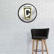 Columbus Crew: Modern Disc Mirrored Wall Sign, MSCOLU-235-01