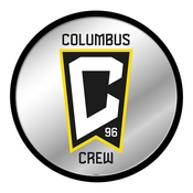 Columbus Crew: Modern Disc Mirrored Wall Sign, MSCOLU-235-01