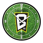 Columbus Crew: Pitch - Modern Disc Wall Clock, MSCOLU-510-02