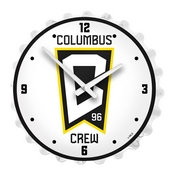 Columbus Crew: Bottle Cap Lighted Wall Clock, MSCOLU-545-01