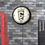 Columbus Crew: Retro Lighted Wall Clock, FNB-MSCOLU-550-01A