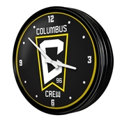 Columbus Crew: Retro Lighted Wall Clock, FNB-MSCOLU-550-01A