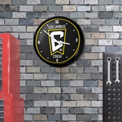 Columbus Crew: Retro Lighted Wall Clock, FNB-MSCOLU-550-01A