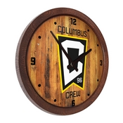 Columbus Crew: "Faux" Barrel Top Clock, MSCOLU-560-01