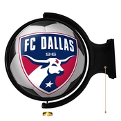 FC Dallas: Soccer Ball - Original Round Rotating Lighted Wall Sign, MSDALF-115-51