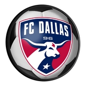 FC Dallas: Soccer - Round Slimline Lighted Wall Sign, MSDALF-130-51