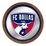 FC Dallas: Barrel Top Framed Mirror Mirrored Wall Sign, FNB-MSDALF-245-01A
