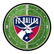 FC Dallas: Pitch - Modern Disc Wall Clock, MSDALF-510-02