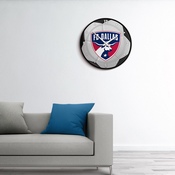 FC Dallas: Soccer Ball - Modern Disc Wall Clock, MSDALF-510-51