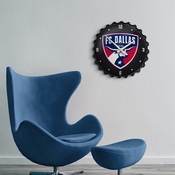 FC Dallas: Bottle Cap Wall Clock, MSDALF-540-01