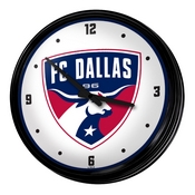 FC Dallas: Retro Lighted Wall Clock, FNB-MSDALF-550-01A