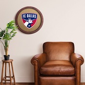 FC Dallas: "Faux" Barrel Framed Cork Board, MSDALF-632-01