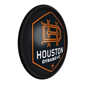 Houston Dynamo: Round Slimline Lighted Wall Sign, MSHOUS-130-01