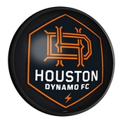 Houston Dynamo: Round Slimline Lighted Wall Sign, MSHOUS-130-01
