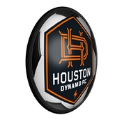 Houston Dynamo: Soccer - Round Slimline Lighted Wall Sign, MSHOUS-130-51