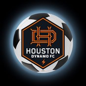 Houston Dynamo: Soccer Ball - Edge Glow Lighted Wall Sign, MSHOUS-150-51