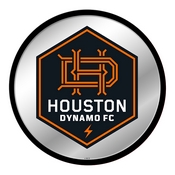 Houston Dynamo: Modern Disc Mirrored Wall Sign, MSHOUS-235-01