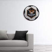 Houston Dynamo: Soccer Ball - Modern Disc Wall Clock, MSHOUS-510-51