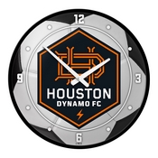 Houston Dynamo: Soccer Ball - Modern Disc Wall Clock, MSHOUS-510-51