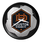 Houston Dynamo: Soccer Ball - Ribbed Frame Wall Clock, MSHOUS-530-51