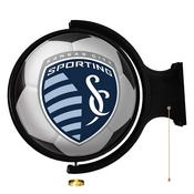 Sporting Kansas City: Soccer Ball - Original Round Rotating Lighted Wall Sign, MSKCTY-115-51