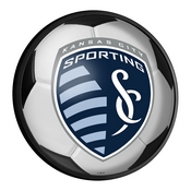 Sporting Kansas City: Soccer - Round Slimline Lighted Wall Sign, MSKCTY-130-51