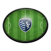 Sporting Kansas City: Pitch - Oval Slimline Lighted Wall Sign, MSKCTY-140-03