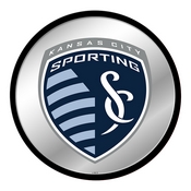 Sporting Kansas City: Modern Disc Mirrored Wall Sign, MSKCTY-235-01