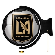 Los Angeles Football Club: Soccer Ball - Original Round Rotating Lighted Wall Sign, MSLAFC-115-51