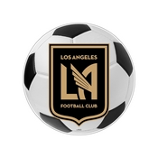 Los Angeles Football Club: Soccer Ball - Edge Glow Lighted Wall Sign, MSLAFC-150-51