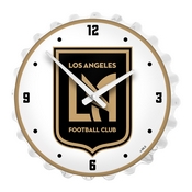 Los Angeles Football Club: Bottle Cap Lighted Wall Clock, MSLAFC-545-01