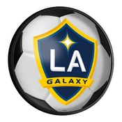 LA Galaxy: Soccer - Round Slimline Lighted Wall Sign, MSLAGX-130-51