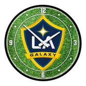 LA Galaxy: Pitch - Modern Disc Wall Clock, MSLAGX-510-02