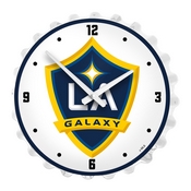 LA Galaxy: Bottle Cap Lighted Wall Clock, MSLAGX-545-01