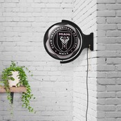 Inter Miami CF: Soccer Ball - Original Round Rotating Lighted Wall Sign, MSMIAM-115-51