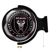 Inter Miami CF: Soccer Ball - Original Round Rotating Lighted Wall Sign, MSMIAM-115-51