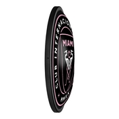 Inter Miami CF: Round Slimline Lighted Wall Sign, MSMIAM-130-01